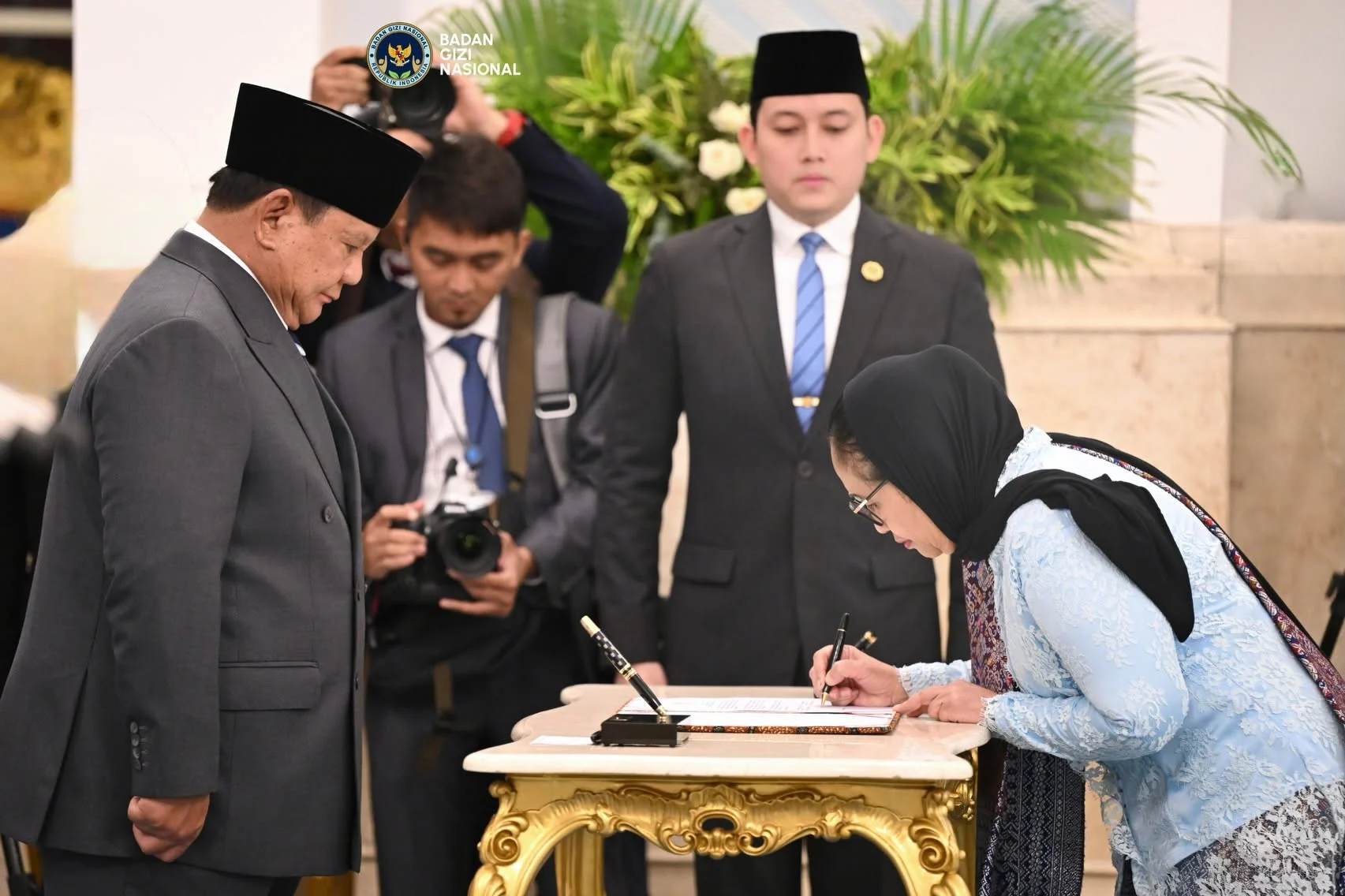 Prabowo Lantik Kepala dan Wakil Kepala BGN