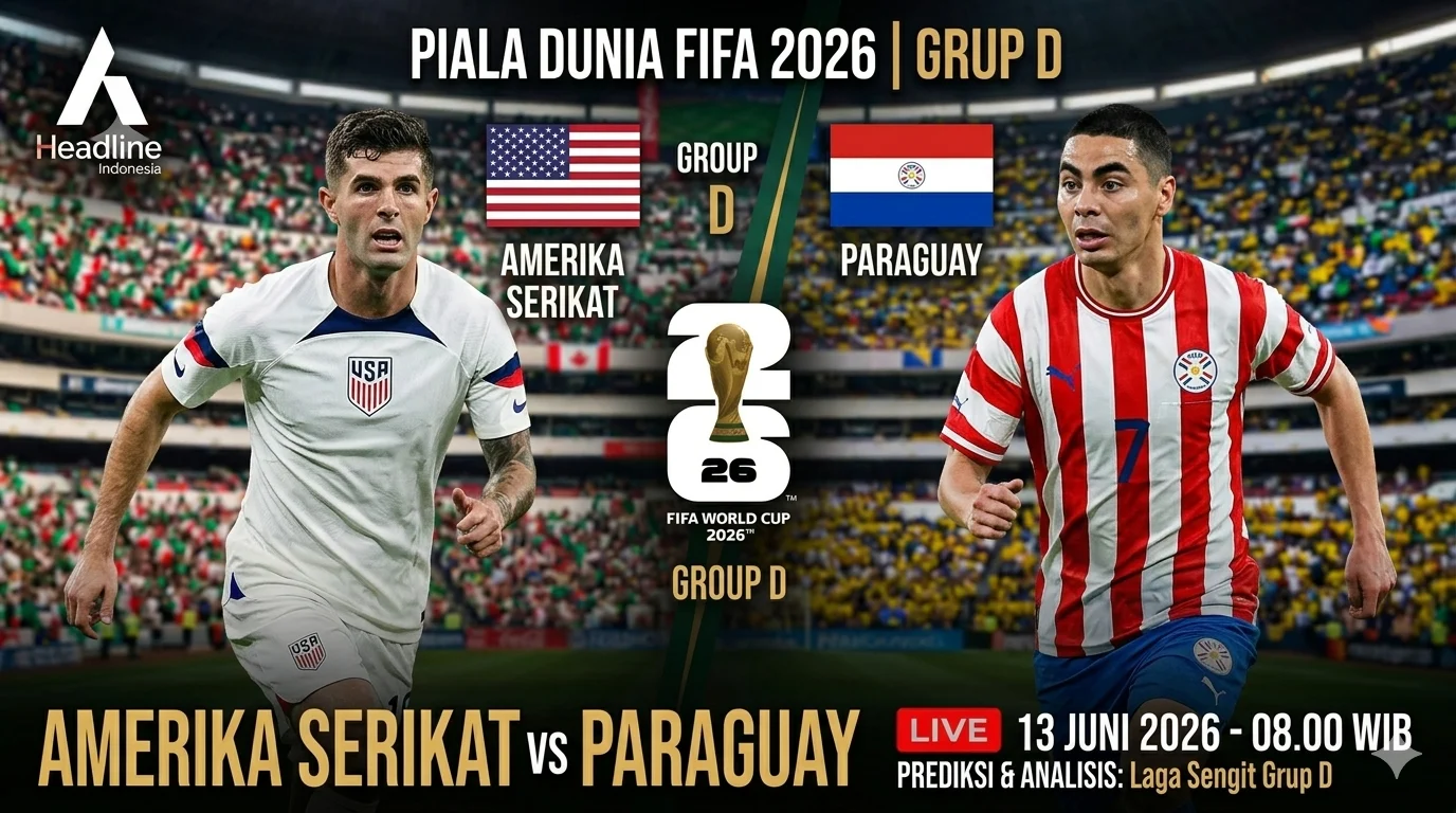 Prediksi Amerika Serikat vs Paraguay Piala Dunia 2026: Tuan Rumah Diunggulkan, Paraguay Siap Beri Kejutan