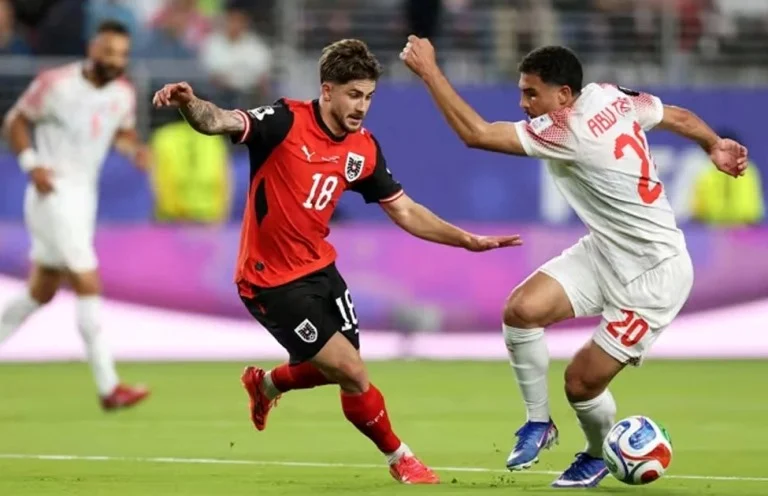 Austria vs yordania
