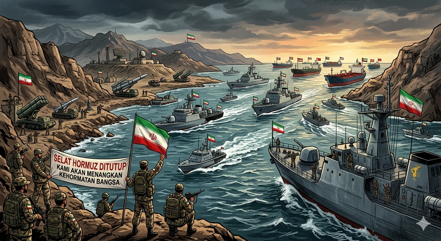 Ilustrasi Selat Hormuz