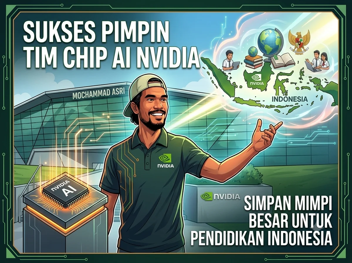 Sukses Pimpin Tim Chip AI NVIDIA di Amerika, Mochammad Asri Simpan Mimpi Besar untuk Pendidikan Indonesia