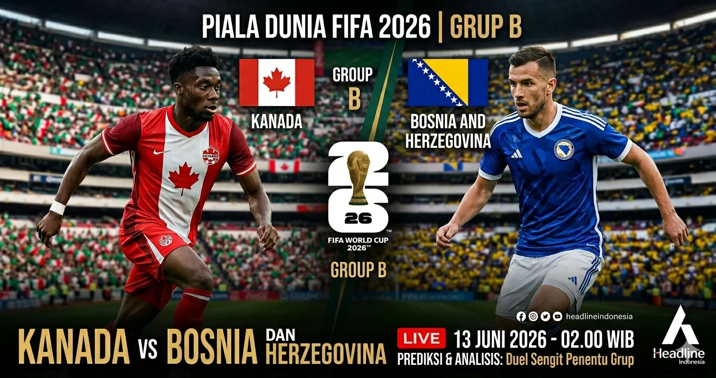 Prediksi Kanada vs Bosnia dan Herzegovina di Piala Dunia FIFA 2026: Tuan Rumah Diunggulkan, Tapi Tim Kuda Hitam Siap Mengejutkan