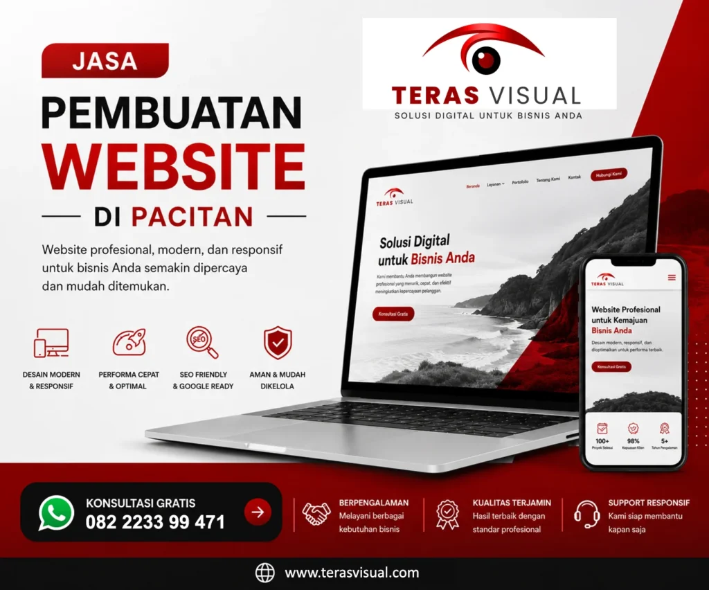 teras visual Jasa pembuatan website pacitan