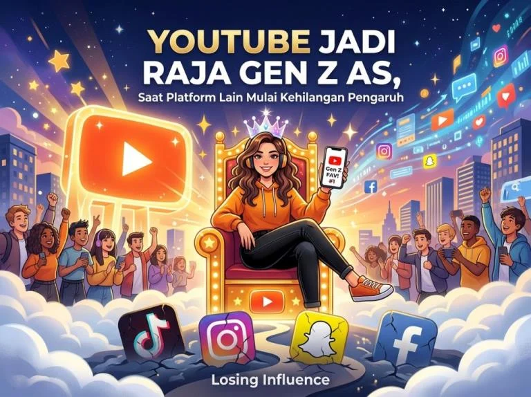 YouTube Jadi Raja Gen Z AS