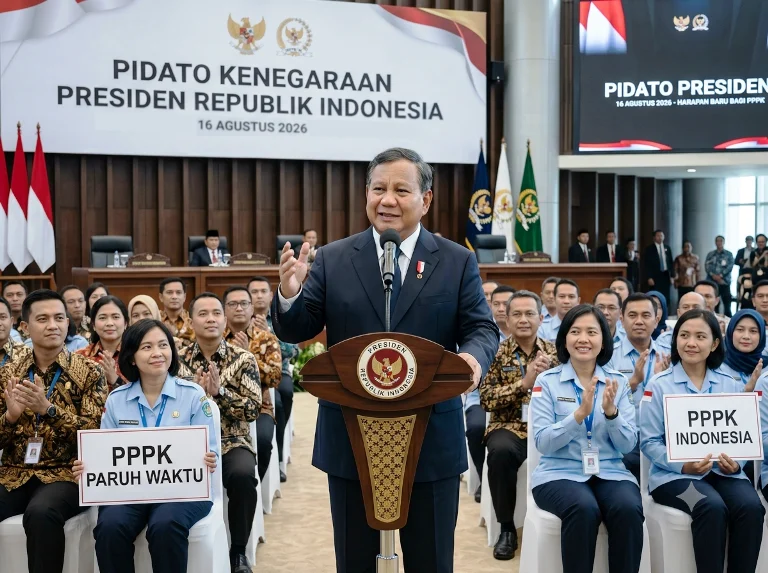 Pidato Presiden Tanggal 16 Agustus 2026 Disebut Bawa Harapan Baru bagi PPPK Paruh Waktu
