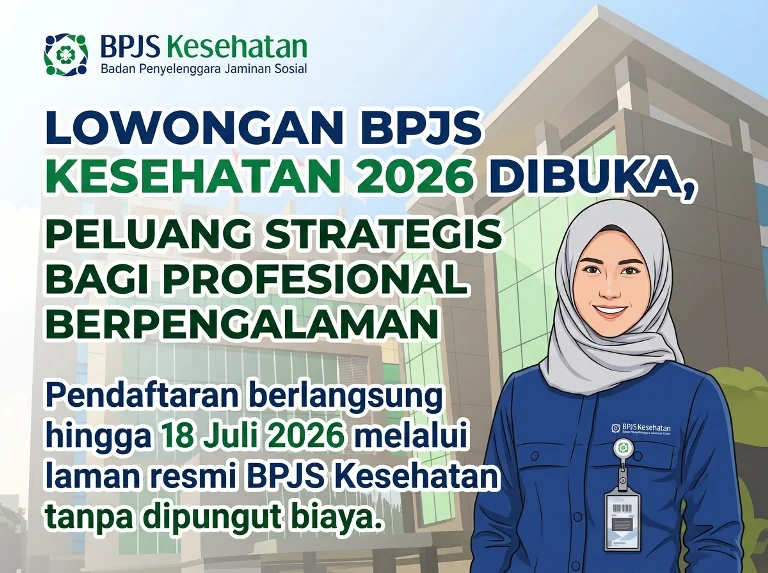 Lowongan BPJS Kesehatan 2026 Dibuka, Peluang Strategis bagi Profesional Berpengalaman