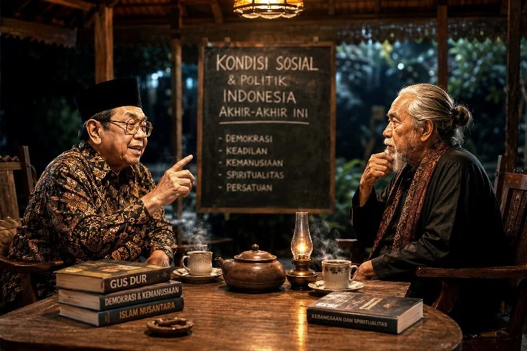 Wawancara Imajiner Gus Dur dan Seorang Spiritualis “Ketika Politik Kehilangan Nurani, Bangsa Kehilangan Arah”