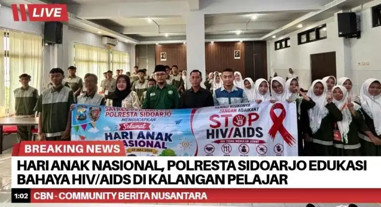 Sosialisasi Bahaya HIV/AIDS Sidoarjo