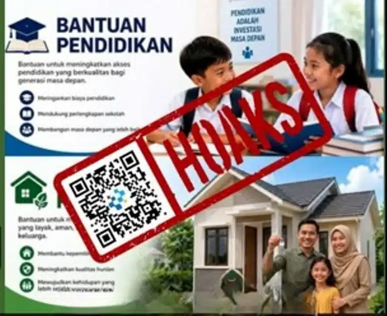 Hoaks Program Bantuan Pendidikan