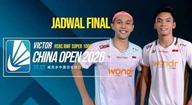 Jadwal Final China Open 2026