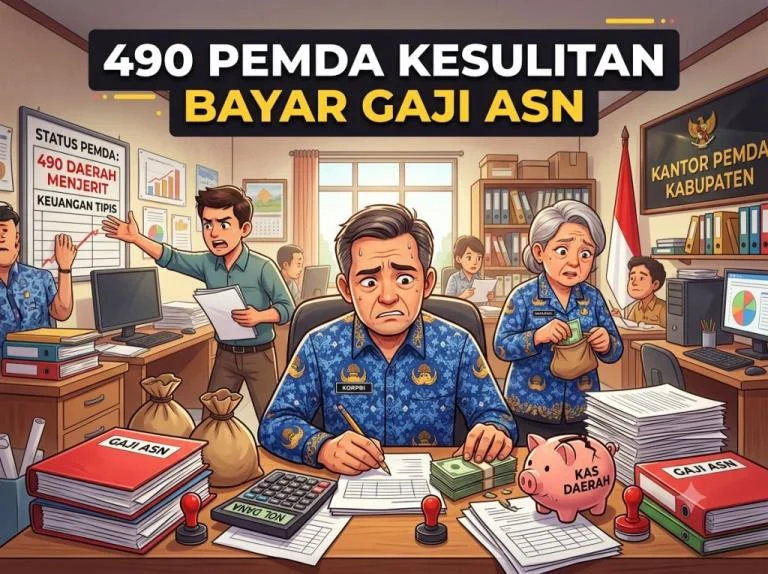 Pemda Kesulitan Bayar Gaji ASN