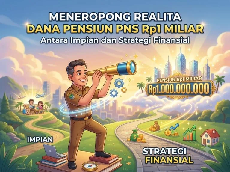 dana pensiun PNS Rp1 miliar