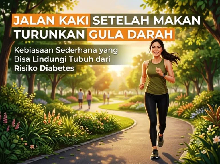 jalan kaki setelah makan