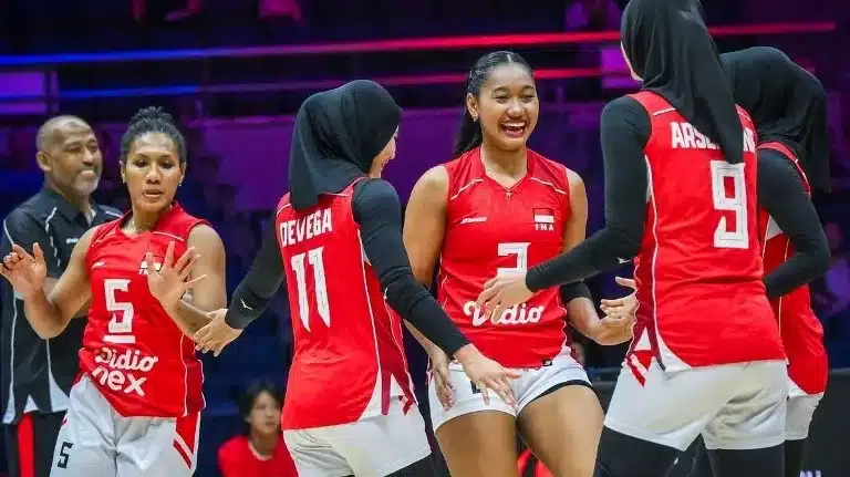 Tim Voli Putri Indonesia Lolos