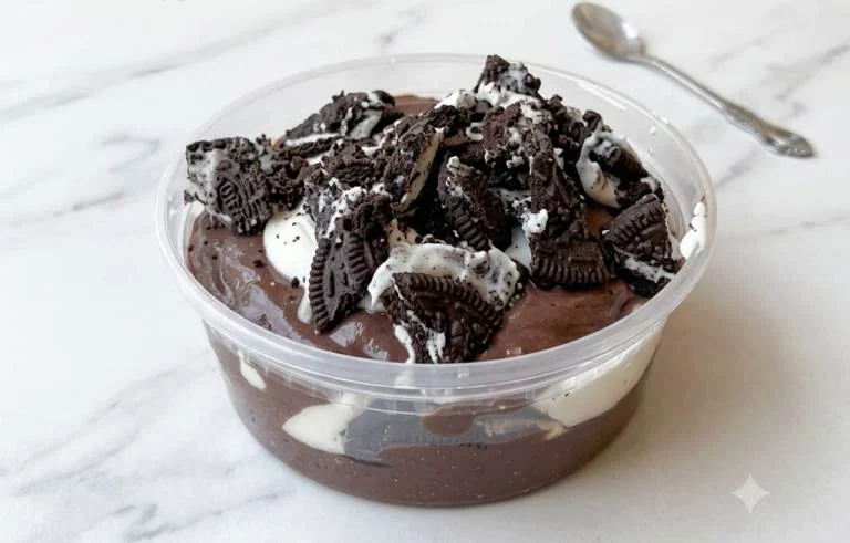 Puding Cokelat Oreo Creamy