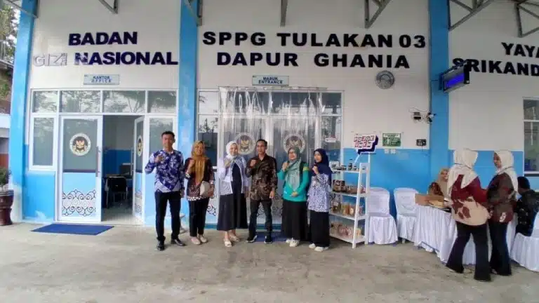 SPPG Tulakan Dapur Ghania bersama Satgas MBG Tulakan Perketat Pengawasan Makanan Pelajar