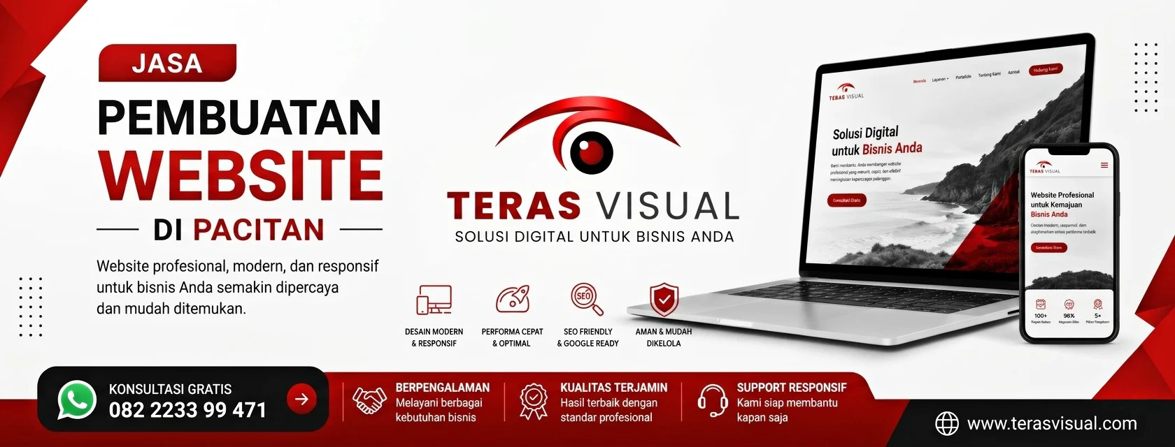 Teras Visual jasa pembuatan website Pacitan